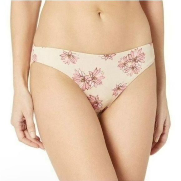 Eberjey Flying Lotus Coco Bottom in Silver Pink Safari Size L - Picture 2 of 6